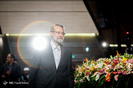 سخنرانی علی لاریجانی در مراسم افتتاح تالار بزرگ غرب استان تهران در شهر قدس