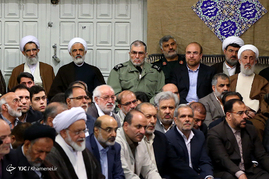دیدار مسئولان نظام و سفرای کشورهای اسلامی با رهبر معظم انقلاب