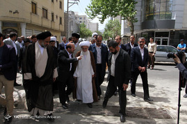 مراسم آغاز ساخت میهمان‌سرای خادمان حرم‌های حضرت امام علی(ع) و حضرت ابوالفضل(ع) در مشهد