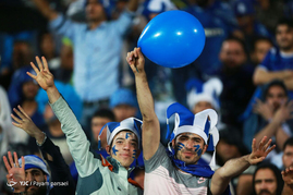 حاشیه دیدار تیم های فوتبال استقلال و الاهلی امارات