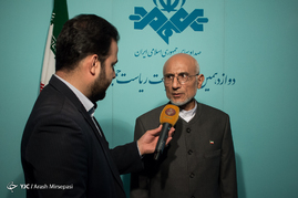 پشت صحنه ضبط برنامه سید مصطفى میرسلیم نامزد انتخابات ریاست جمهوری