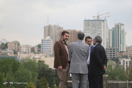 پشت صحنه ضبط برنامه محمدباقر قالیباف نامزد انتخابات ریاست جمهوری