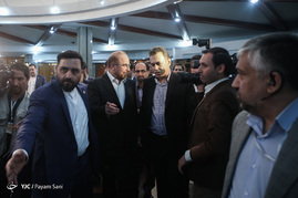 پشت صحنه ضبط برنامه محمدباقر قالیباف نامزد انتخابات ریاست جمهوری