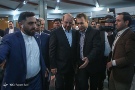 پشت صحنه ضبط برنامه محمدباقر قالیباف نامزد انتخابات ریاست جمهوری