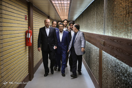 پشت صحنه ضبط برنامه محمدباقر قالیباف نامزد انتخابات ریاست جمهوری