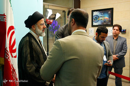 پشت صحنه ضبط برنامه ابراهیم رئیسی نامزد انتخابات ریاست جمهوری