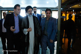 پشت صحنه ضبط برنامه ابراهیم رئیسی نامزد انتخابات ریاست جمهوری