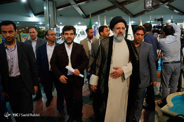 پشت صحنه ضبط برنامه ابراهیم رئیسی نامزد انتخابات ریاست جمهوری