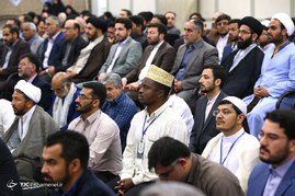 دیدار شرکت‌کنندگان در مسابقات بین‌المللی قرآن با رهبر معظم انقلاب