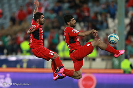 دیدار تیم های فوتبال پرسپولیس و ذوب آهن
