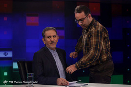 پشت صحنه گفتگوی ویژه خبری با حضور اسحاق جهانگیری نامزد انتخابات ریاست جمهوری