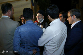 پشت صحنه ضبط برنامه ابراهیم رئیسی نامزد انتخابات ریاست جمهوری