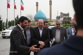 پشت صحنه ضبط برنامه محمدباقر قالیباف نامزد انتخابات ریاست جمهوری