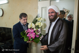 عیادت نماینده مقام معظم رهبری از جانبازان