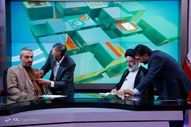 پشت صحنه ضبط برنامه ابراهیم رئیسی نامزد انتخابات ریاست جمهوری در شبکه خبر