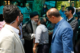 پشت صحنه ضبط برنامه ابراهیم رئیسی نامزد انتخابات ریاست جمهوری در شبکه خبر