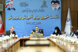 نشست خبری وزیر آموزش و پرورش‎
