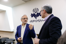 پشت صحنه ضبط برنامه مصطفی هاشمی طبا نامزد انتخابات ریاست جمهوری