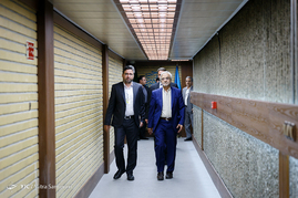 پشت صحنه ضبط برنامه مصطفی هاشمی طبا نامزد انتخابات ریاست جمهوری