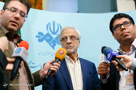 پشت صحنه ضبط برنامه مصطفی هاشمی طبا نامزد انتخابات ریاست جمهوری