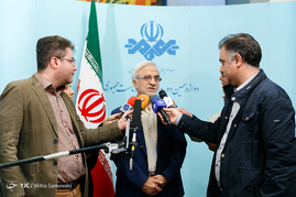پشت صحنه ضبط برنامه مصطفی هاشمی طبا نامزد انتخابات ریاست جمهوری