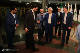 پشت صحنه ضبط برنامه مصطفی هاشمی طبا نامزد انتخابات ریاست جمهوری