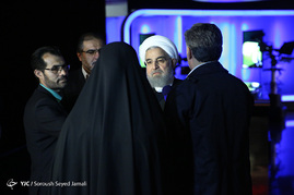 پشت صحنه گفتگوی ویژه خبری با حسن روحانی نامزد انتخابات ریاست جمهوری

