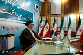 پشت صحنه ضبط برنامه ابراهیم رئیسی نامزد انتخابات ریاست جمهوری
