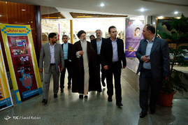 پشت صحنه ضبط برنامه ابراهیم رئیسی نامزد انتخابات ریاست جمهوری
