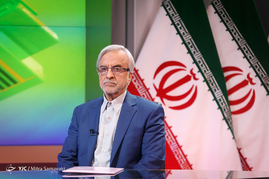 شت صحنه ضبط برنامه  مصطفی هاشمی طبا نامزد انتخابات ریاست جمهوری