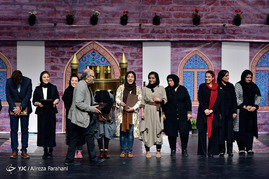 چهاردهمین جشن بازیگر خانه تئاتر در سالن اصلی مجموعه تئاتر شهر