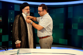 پشت صحنه گفتگوی ویژه خبری با حضور سیدابراهیم رئیسی نامزد انتخابات ریاست جمهوری