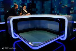 پشت صحنه گفتگوی ویژه خبری با حضور سیدابراهیم رئیسی نامزد انتخابات ریاست جمهوری