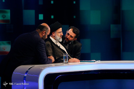پشت صحنه گفتگوی ویژه خبری با حضور سیدابراهیم رئیسی نامزد انتخابات ریاست جمهوری