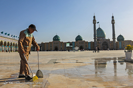 مسجد مقدس جمکران در آستانه نیمه شعبان‎