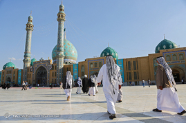 مسجد مقدس جمکران در آستانه نیمه شعبان‎