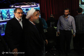 پشت صحنه گفتگوی ویژه خبری با حسن روحانی نامزد انتخابات ریاست جمهوری