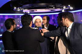 پشت صحنه گفتگوی ویژه خبری با حسن روحانی نامزد انتخابات ریاست جمهوری