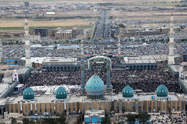 جشن نیمه شعبان در مسجد مقدس جمکران