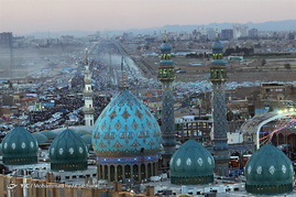 جشن نیمه شعبان در مسجد مقدس جمکران
