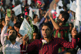 جشن نیمه شعبان در مسجد مقدس جمکران