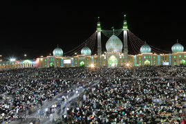 جشن نیمه شعبان در مسجد مقدس جمکران