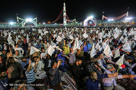 جشن نیمه شعبان در مسجد مقدس جمکران