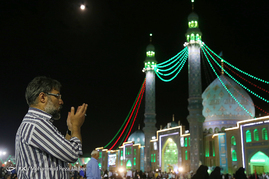 جشن نیمه شعبان در مسجد مقدس جمکران