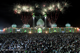 جشن نیمه شعبان در مسجد مقدس جمکران