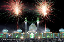 جشن نیمه شعبان در مسجد مقدس جمکران