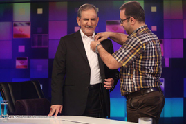 پشت صحنه گفتگوی ویژه خبری با اسحاق جهانگیری نامزد انتخابات ریاست جمهوری