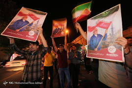 شور و حال انتخاباتی جوانان در خیابان‌های قم‎