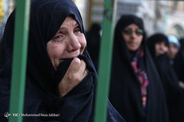 تشییع پیکر دو شهید مدافع حرم در قم‎