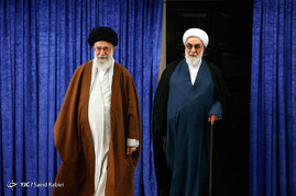 حضور رهبر معظم انقلاب پای صندوق رای